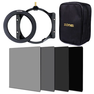 Zomei Full ND2+4+8+16 Square filter+67mm Adapter Ring+Multifunct​ional Holder - Picture 1 of 12