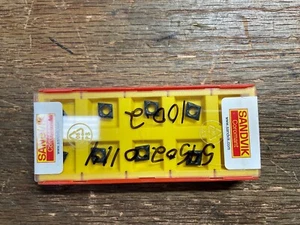 NEW Sandvik CCMT 2(1.5)1-PF 4315 Carbide Insert CCMT 06 02 04-PF (Pack of 10) - Picture 1 of 2