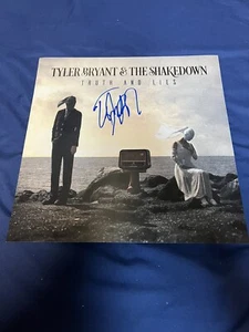 TYLER BRYANT & THE SHAKEDOWN SIGNED AUTOGRAPHED TRUTH AND LIES ALBUM FLAT PROOF - Picture 1 of 4