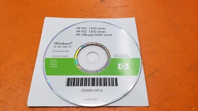 ⭐️⭐️⭐️⭐️⭐️HP PSC 1400/1500 Series HP Officejet 5600 Series Disc Only Q5888-10014 - Image 1 of 4