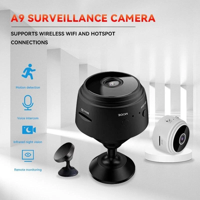 A9 Wifi Mini Camera Hd 1080p Wireless Video Recorder Voice Recorder  hot 2023 - Image 1 of 4