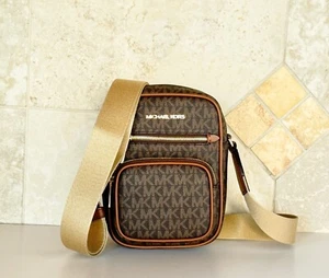 MICHAEL KORS JET SET ITEM MEDIUM CROSSBODY FLIGHT BAG BLACK - Picture 1 of 15