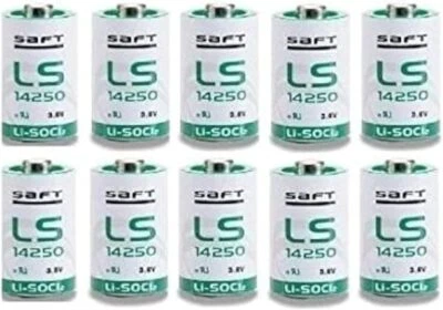 (10 PACK) Saft LS-14250 1/2 AA 3.6V Lithium (non Rechargeable) - Image 1 of 4