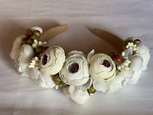 Haarkranz Blumenkranz Haarreif Party Hochzeit Haarschmuck Kopfschmuck Kopfkranz - Bild 1 von 1