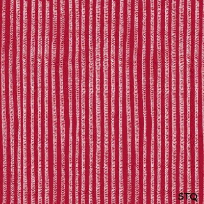 Campfire Friends Stripe cotton Quilt fabric Quilting Treasures Red & White - Image 1 of 4