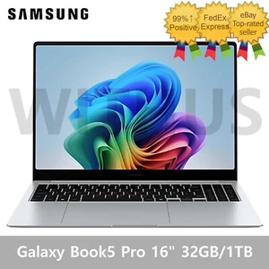 SAMSUNG Galaxy Book 5 Pro 16" (Ultra 7 32GB/1TB) Intel Arc AI NT960XHA-KD72S - Picture 1 of 6