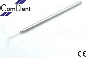 Dental Examination Probe Dentist Hygienist Single Ended Probe Professional Steel - Picture 1 of 12