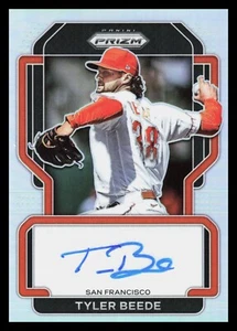 Panini Prizm Tyler Beede 2022 automático plata Prizm - Imagen 1 de 2