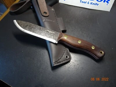 FACA BOWIE CONDOR TALHERES BISONTE 9,38" 1095 LÂMINA DROP POINT CABO DE NOGUEIRA LE S - Imagem 1 de 4