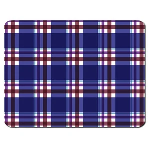 Bleu Tartan Motif Ecosse Écossais Kilt PC Ordinateur Souris Pad Mat Cadeau - Photo 1/1