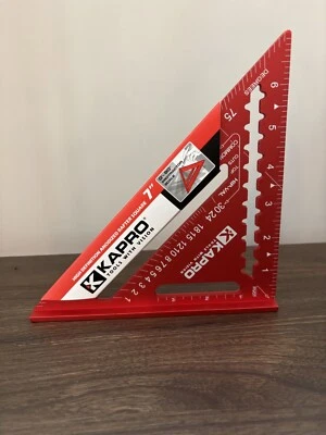 Kapro High Definition Anodized Solid Aluminum Rafter Square 7" NEW - Image 1 of 4