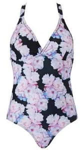 WOLF & WHISTLE Floral Print Swimsuit Size 20 BNWT - Picture 1 of 3