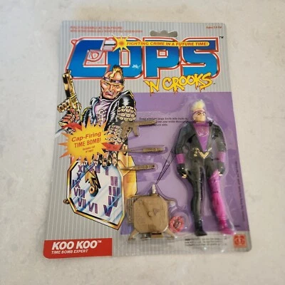 Selado 1988 Koo Koo Bomb Expert Cops N Crooks C.O.P.S. Hasbro. Novo no cartão - Imagem 1 de 4