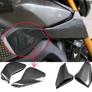 100 % fibra de carbono real para 2014-2020 MT-09 FZ09 protector de admisión de aire lateral del tanque - Imagen 1 de 5