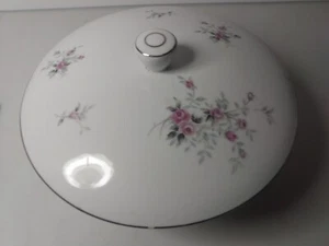 Repaired Lid plz READ Mitake China Pottery Floral Covered Vegetable Bowl - Picture 1 of 10