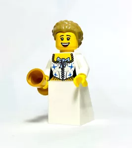 NUEVA MINIFIGURA LEGO Dama Medieval - Castillo - Hecha de LEGO Genuino - Imagen 1 de 2