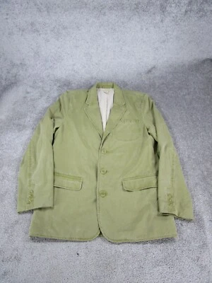 Abrigo deportivo Territory Ahead para hombre 40 R algodón seda verde oliva informal blazer Foto 1 de 4