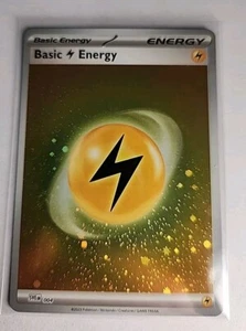 Lightning Energy SVE EN 004 Holo Pokemon Juego de cartas coleccionables Holo cósmico - Imagen 1 de 2