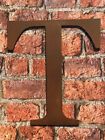 Industrial Rusty Aged Metal 12 Inch (30.5 cm.) Alphabet Letter - T