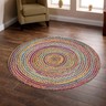  Rug Natural Braided Round Chindi Jute Area Rag Handmade Woven Area Rug 