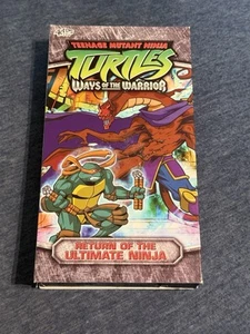 TMNT Ways Of The Warrior Return of Ultimate Ninja (VHS, 2005) Rare OOP Video - Picture 1 of 7