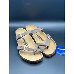 Birkenstock Mayari Mocha Birkibuc Sandals Size EU 40/ US 9-9.5 - Picture 1 of 8