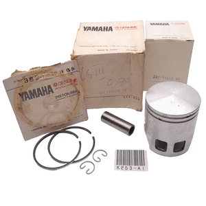 Yamaha 100 LS3 Mayfit AG100 YB100 Piston Kit OS 0.50 P/N 382-11630-00 NOS Part - Picture 1 of 7