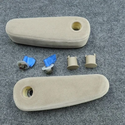99-03 Lexus RX300 reposabrazos reposabrazos beige tela delantero conductor pasajero conjunto OEM Foto 1 de 4