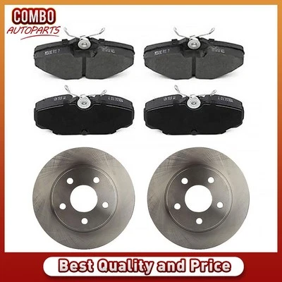 Rotores de freno traseros pastillas de freno de cerámica para Ford Taurus 2000 2001 2002 2003 2004 Foto 1 de 4