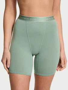 Neu mit Etikett Victoria’s Secret Boxershorts Logo Baumwolle hoher Bund seasaltgrün Größe M - Bild 1 von 3