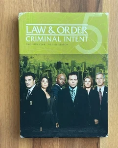 Law and Order Criminal Intent: the Fifth Year (DVD, 1994) Excellent Condition - Picture 1 of 7