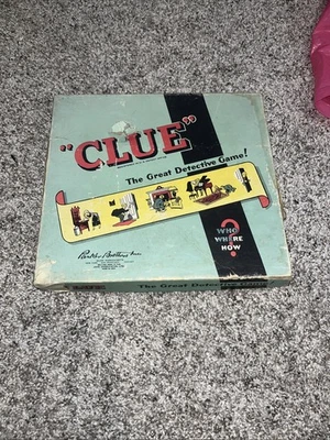 Vintage Clue The Great New Detective Game 1949-1950, John Waddington,.Sin tablero Foto 1 de 4