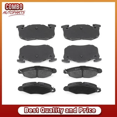 Juego de pastillas de freno de disco delanteras traseras para Peugeot 206 2000-2009 Foto 1 de 4