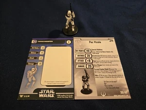 Star Wars Miniaturas Virtual + Tarjeta Reg Paz Vizsla - Imagen 1 de 1