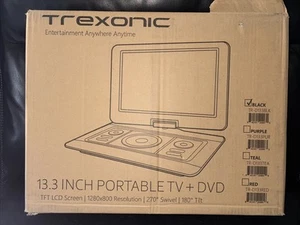 Trexonic 14" HD LED Portable Television - Black - Picture 1 of 5