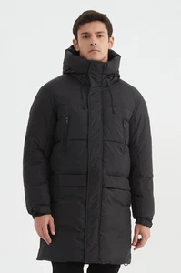 Men's Casual Water Resistant Multi Pockets Quilted MidI Winter Puffer Coat - Picture 1 of 10