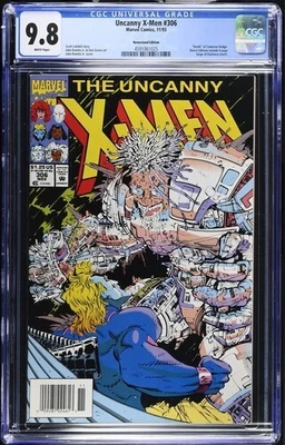 Uncanny  X-Men #306 1993 Marvel Comics CGC 9.8 White Pages Newsstand 025 - Image 1 of 2