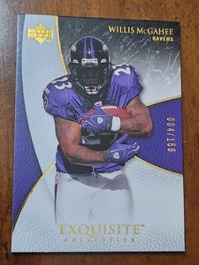 2007 Upper Deck Exquisite Collection - Willis McGahee #6 /150 - Picture 1 of 4