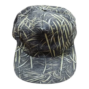 Vintage Farmland Camouflage Hat Cap Snapback 90s USA Clarkfield Outdoors - Picture 1 of 5