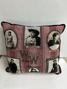 Vintage "Women Of The West" Kissen ~ Mill Street Design ~ Wandteppich ~ USA ~ A. Oakley usw. - Bild 1 von 11