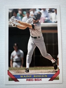 ⭐🦄 1993 Topps - Wade Boggs #390 | Medias Rojas de Boston Salón de la fama - Imagen 1 de 2