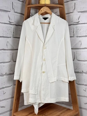 Gabardina Comme des Garcons Rei KAWAKUBO años 80 liviana asimétrica talla S-M Foto 1 de 4