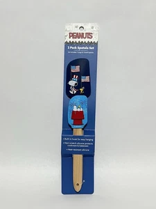 Peanuts Snoopy Spatel Set Patriotisches Motiv Silikon Holz groß klein 2-teilig - Bild 1 von 9