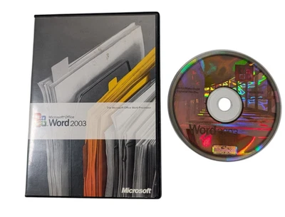 Windows Microsoft Office Word 2003 versión completa al por menor PC CD serie x09-51922 Foto 1 de 4