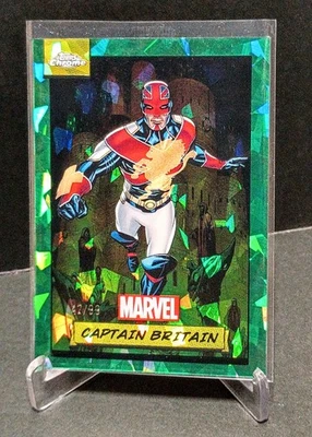 2024 Topps Chrome Marvel Sapphire /99 CAPTAIN BRITAIN #75 - Green Refractor - Image 1 of 3