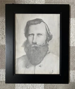 Ritratto immagine artista matita disegnata a mano seconda guerra mondiale generali ww11 - Foto 1 di 18