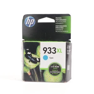 HP 933XL Cyan Ink Cartridge Expires October 2020 - Picture 1 of 3