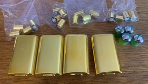 XBOX 360 Ersatzteile Glossy Gold Akkupacks mit AXYB Tasten - 4x - Bild 1 von 2
