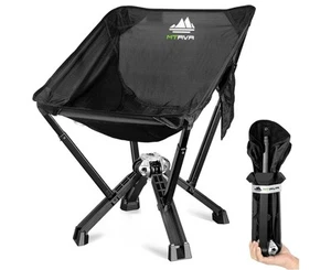 Mtrvr Camping Chair Blk Compact Backpacking 400 lbs Capacity Heavy Dty $136 Nib - Picture 1 of 9