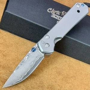 CLONE Chris Reeve Knives CRK Small Sebenza 31 21 Knife Damascus - Picture 1 of 7